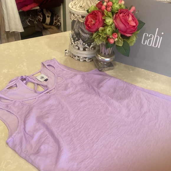 Beautiful CAbi sleeveless top - Picture 9 of 12